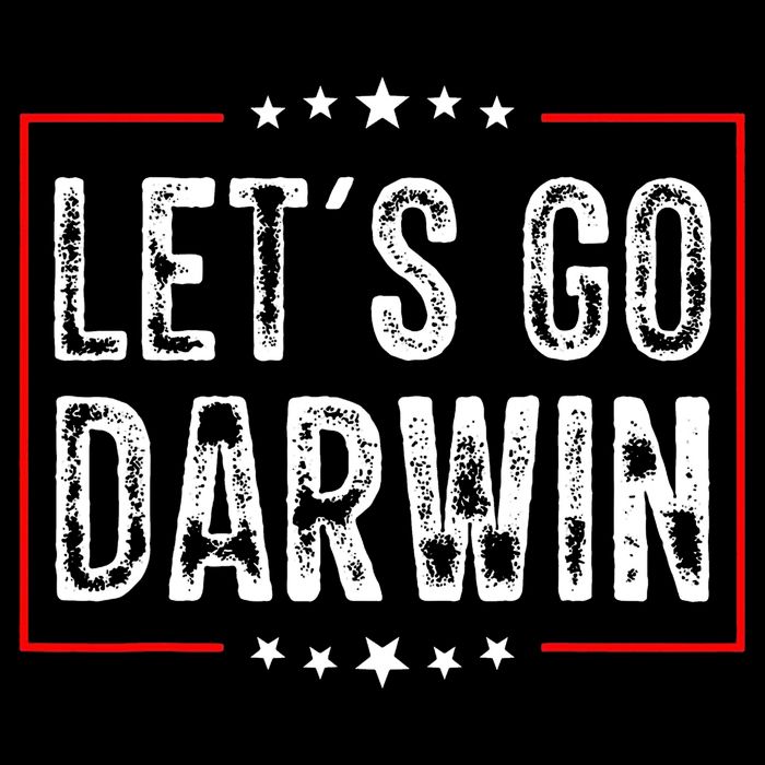Lets Go Darwin Funny Sarcastic Women Men Lets Go Darwin Short Acrylic Beanie