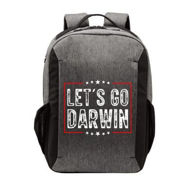 Lets Go Darwin Funny Sarcastic Women Men Lets Go Darwin Vector Backpack