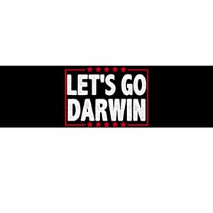 Let's Go Darwin Logo Bumper Sticker