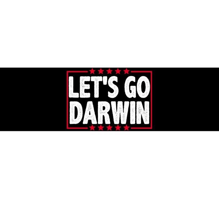 Let's Go Darwin Logo Bumper Sticker