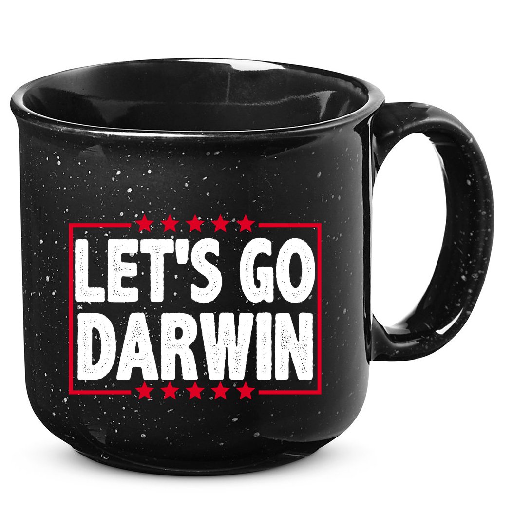 Let's Go Darwin Logo 15oz Campfire Ceramic Mug