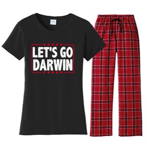 Let's Go Darwin Logo Women's Flannel Pajama Set