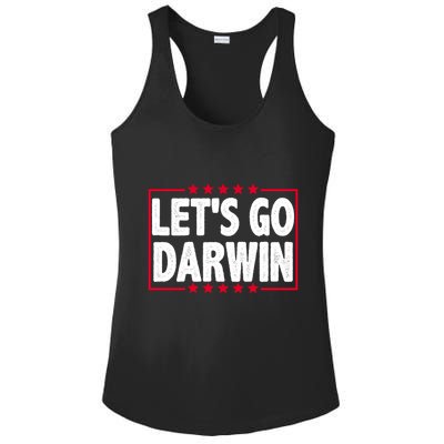 Let's Go Darwin Logo Ladies PosiCharge Competitor Racerback Tank