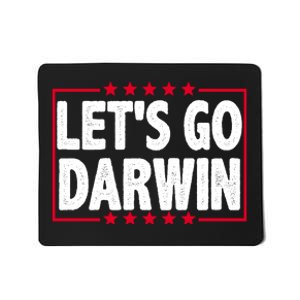 Let's Go Darwin Logo Mousepad