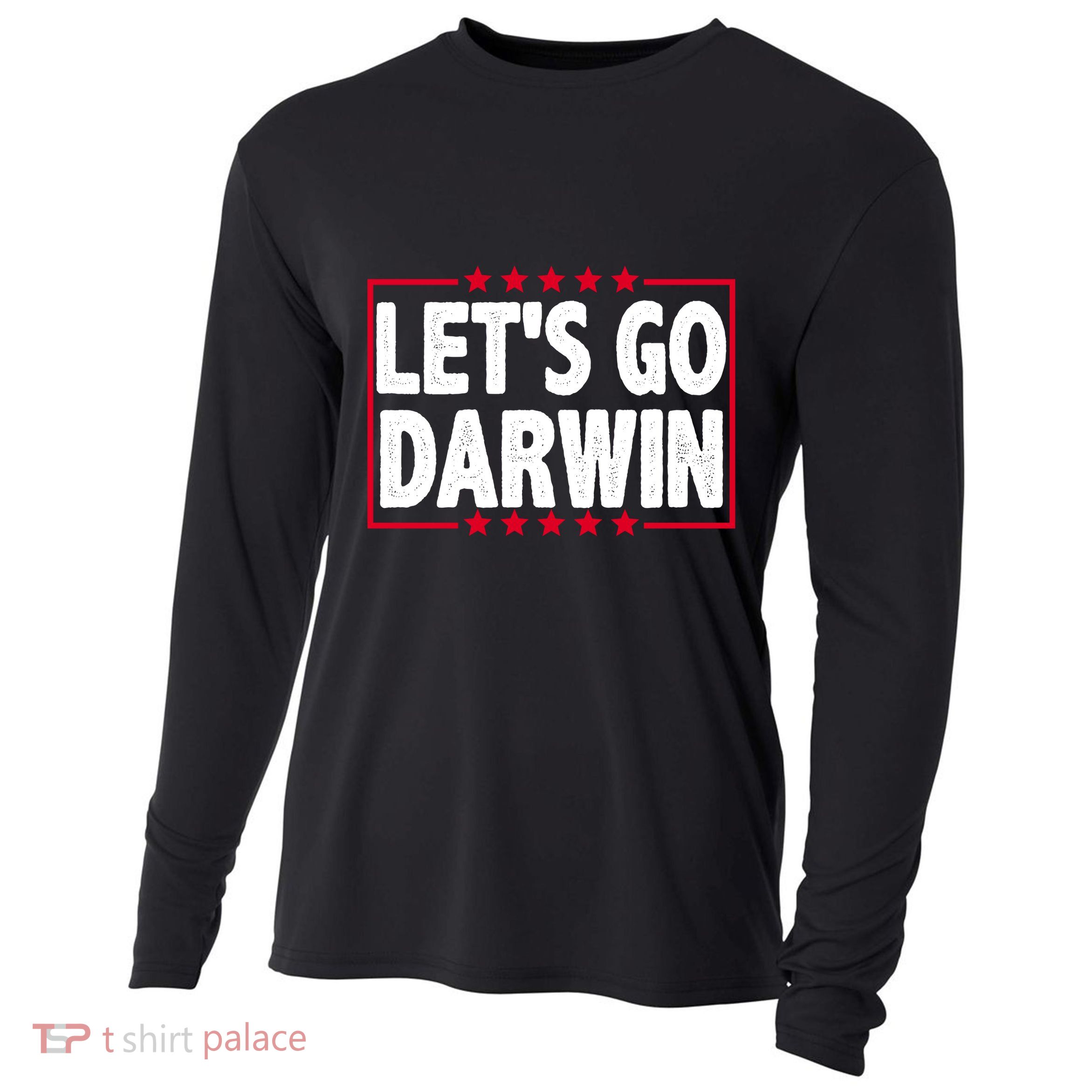 Let's Go Darwin Logo Cooling Performance Long Sleeve Crew