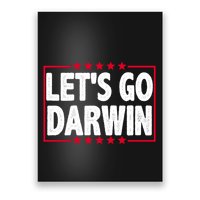 Let's Go Darwin Logo Poster