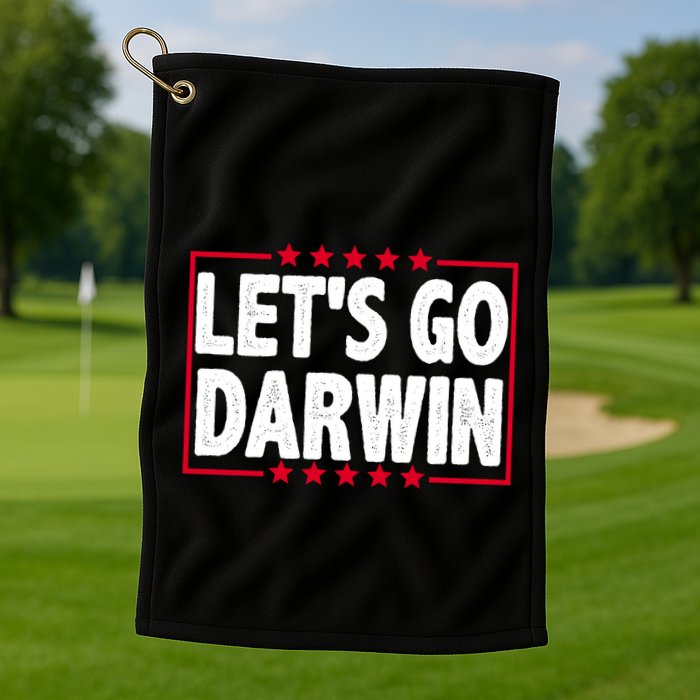 Let's Go Darwin Logo Golf Towel