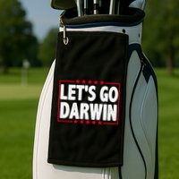 Let's Go Darwin Logo Golf Towel