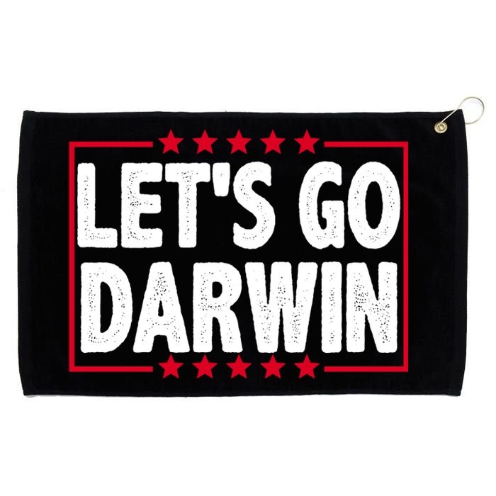 Let's Go Darwin Logo Grommeted Golf Towel