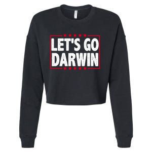 Let's Go Darwin Logo Cropped Pullover Crew