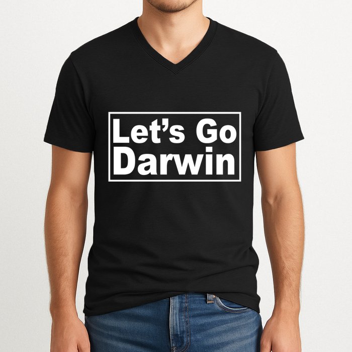 Let's Go Dwarin V-Neck T-Shirt