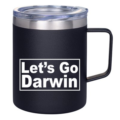 Let's Go Dwarin 12oz Stainless Steel Coffee Mug