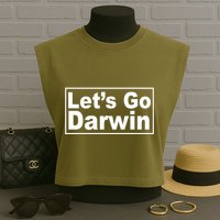 Let's Go Dwarin Garment-Dyed Women's Muscle Tee