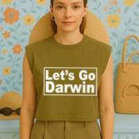 Let's Go Dwarin Garment-Dyed Women's Muscle Tee