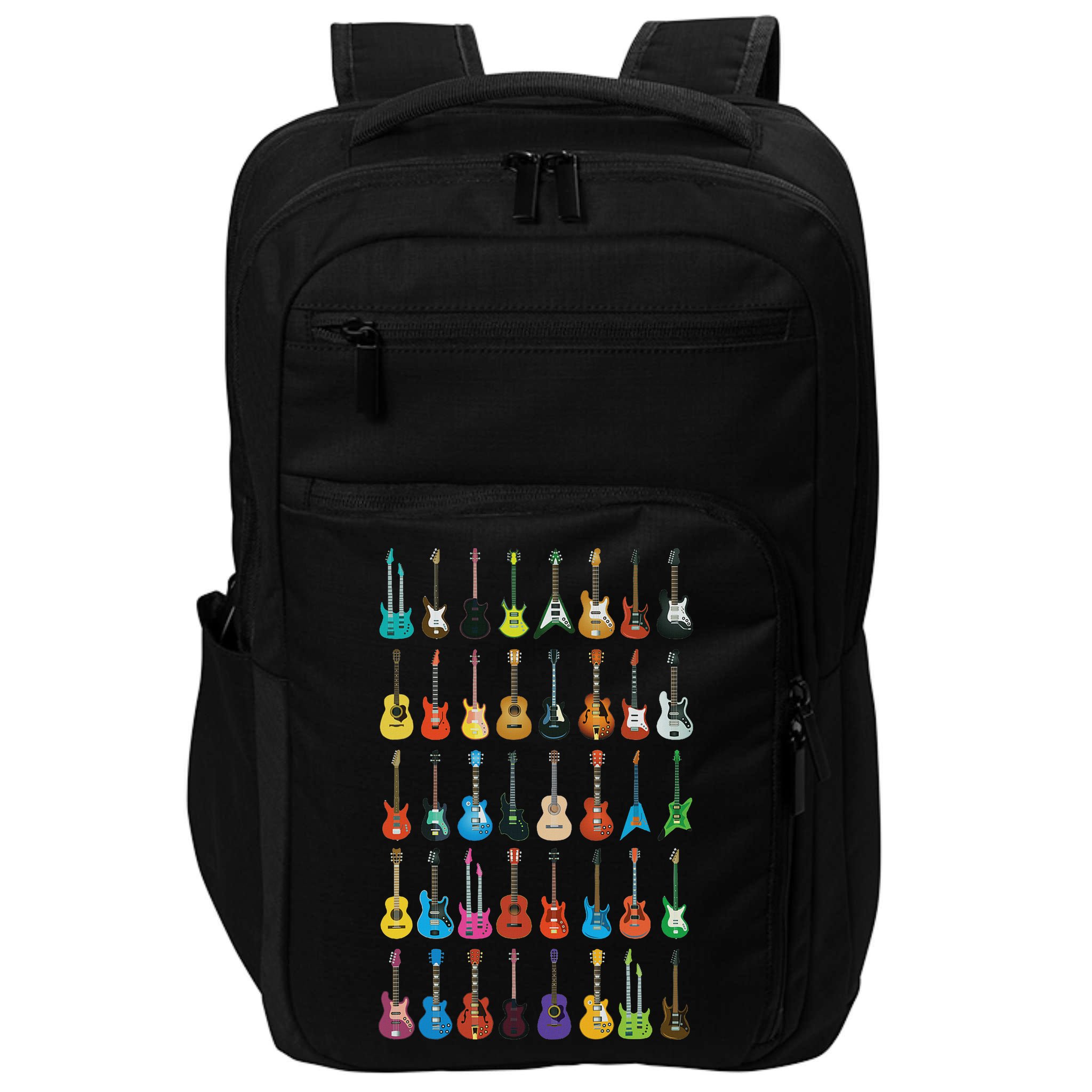 Love Guitar Different Guitars Music Lover Funny Gift Impact Tech Backpack