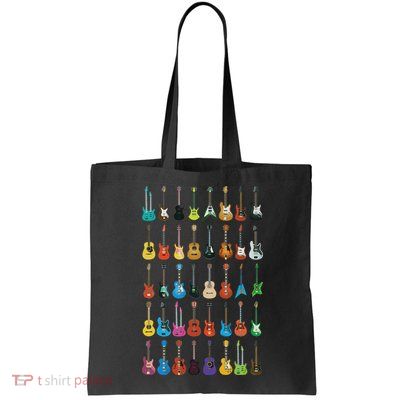 Love Guitar Different Guitars Music Lover Funny Gift Bag