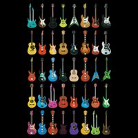 Love Guitar Different Guitars Music Lover Funny Gift Youth Performance Sprint T-Shirt