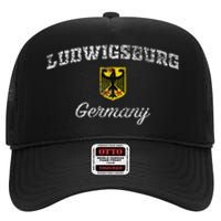 Ludwigsburg Germany Deutschland High Crown Mesh Back Trucker Hat