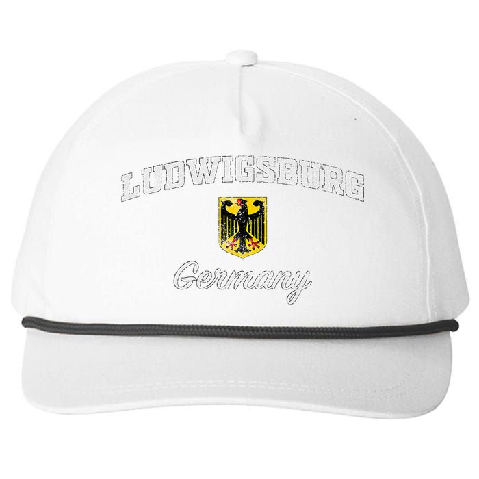 Ludwigsburg Germany Deutschland Snapback Five-Panel Rope Hat