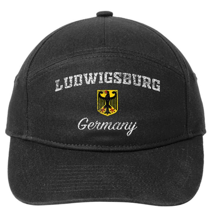 Ludwigsburg Germany Deutschland 7-Panel Snapback Hat