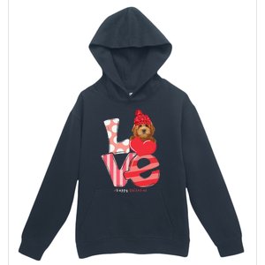 Love Goldendoodle Dog Valentine Day Goldendoodle Lover Gift Urban Pullover Hoodie