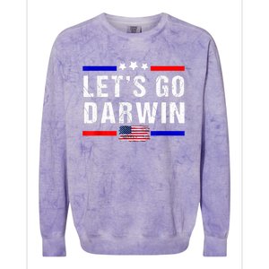 Let's Go Darwin Lets Go Darwin Meme Colorblast Crewneck Sweatshirt