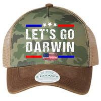 Let's Go Darwin Lets Go Darwin Meme Legacy Tie Dye Trucker Hat