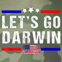 Let's Go Darwin Lets Go Darwin Meme Legacy Tie Dye Trucker Hat