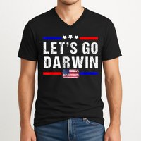 Let's Go Darwin Lets Go Darwin Meme V-Neck T-Shirt