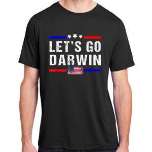 Let's Go Darwin Lets Go Darwin Meme Adult ChromaSoft Performance T-Shirt