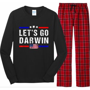 Let's Go Darwin Lets Go Darwin Meme Long Sleeve Pajama Set