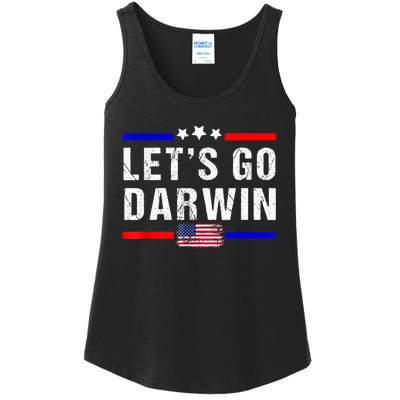 Let's Go Darwin Lets Go Darwin Meme Ladies Essential Tank