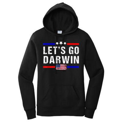 Let's Go Darwin Lets Go Darwin Meme Women's Pullover Hoodie