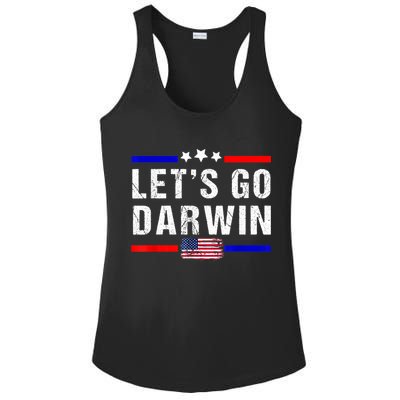 Let's Go Darwin Lets Go Darwin Meme Ladies PosiCharge Competitor Racerback Tank