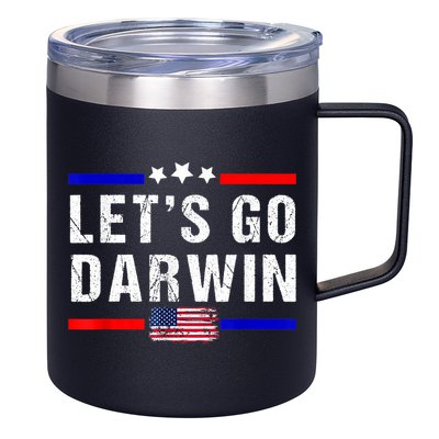 Let's Go Darwin Lets Go Darwin Meme 12oz Stainless Steel Coffee Mug