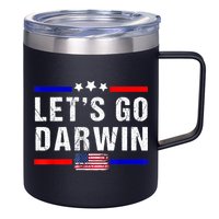 Let's Go Darwin Lets Go Darwin Meme 12oz Stainless Steel Coffee Mug