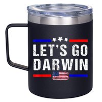 Let's Go Darwin Lets Go Darwin Meme 12oz Stainless Steel Coffee Mug