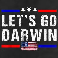 Let's Go Darwin Lets Go Darwin Meme Large Microfiber Waffle Golf Towel