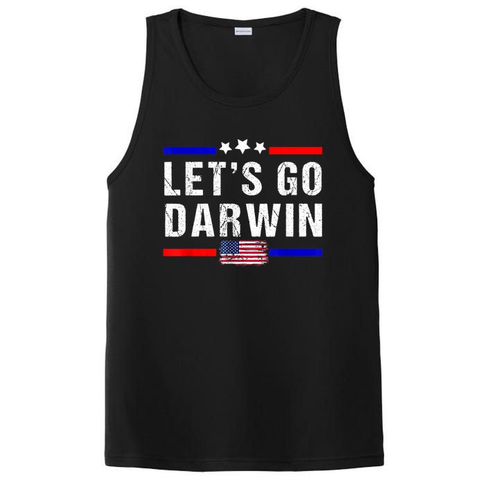 Let's Go Darwin Lets Go Darwin Meme PosiCharge Competitor Tank