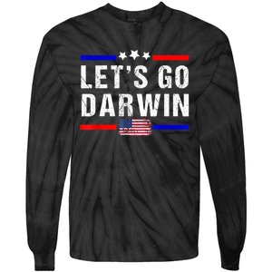 Let's Go Darwin Lets Go Darwin Meme Tie-Dye Long Sleeve Shirt