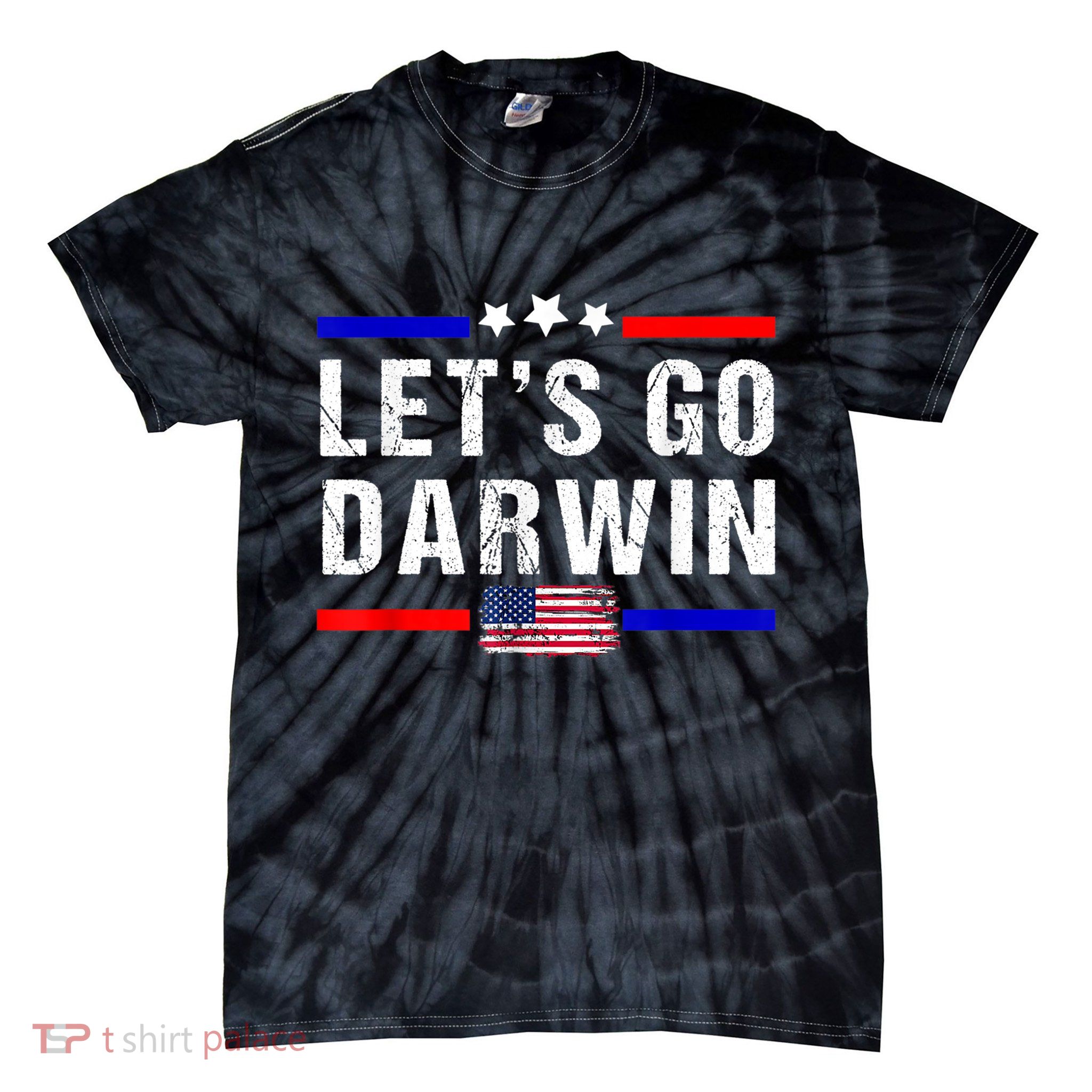 Let's Go Darwin Lets Go Darwin Meme Tie-Dye T-Shirt