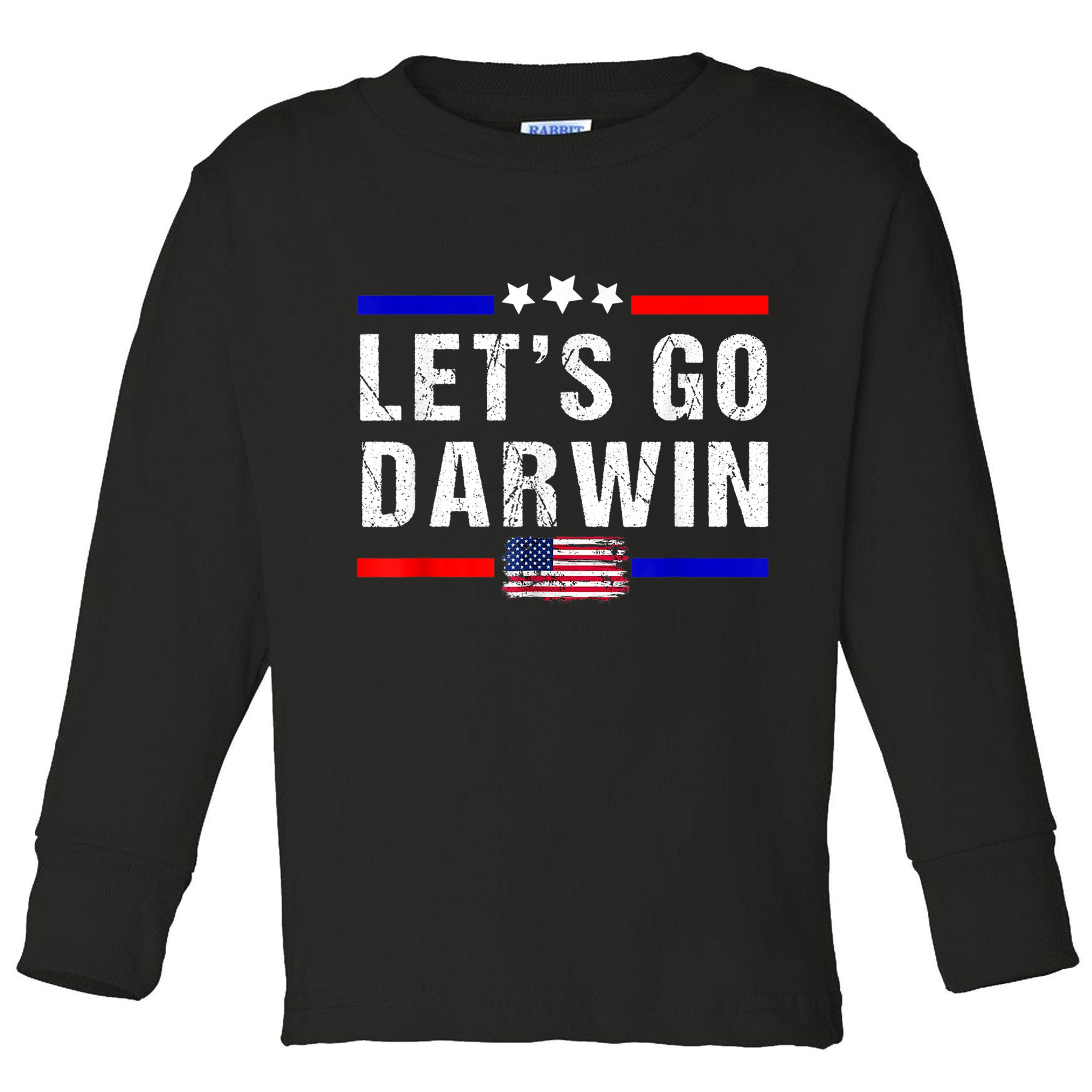 Let's Go Darwin Lets Go Darwin Meme Toddler Long Sleeve Shirt