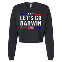 Let's Go Darwin Lets Go Darwin Meme Cropped Pullover Crew