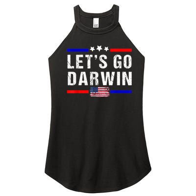 Let's Go Darwin Lets Go Darwin Meme Women’s Perfect Tri Rocker Tank