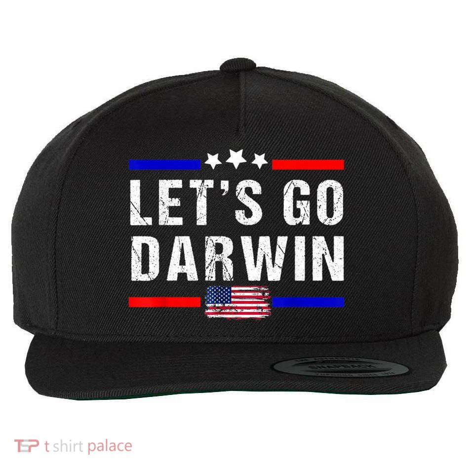 Let's Go Darwin Lets Go Darwin Meme Wool Snapback Cap