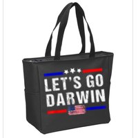 Let's Go Darwin Lets Go Darwin Meme Zip Tote Bag