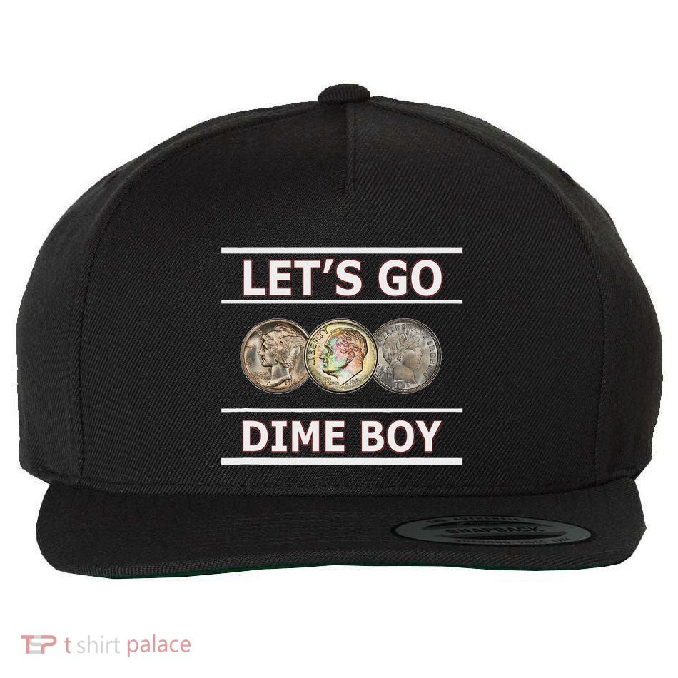LetS Go Dime Boy Wool Snapback Cap