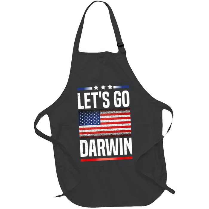 Let's Go Darwin Full-Length Apron With Pockets