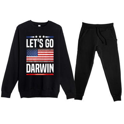 Let's Go Darwin Premium Crewneck Sweatsuit Set