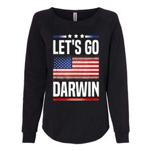 Let's Go Darwin Womens California Wash Sweatshirt